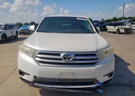 2012 Toyota Highlander Base from USA, damaged, VIN 5TDZA3EH2CS018344